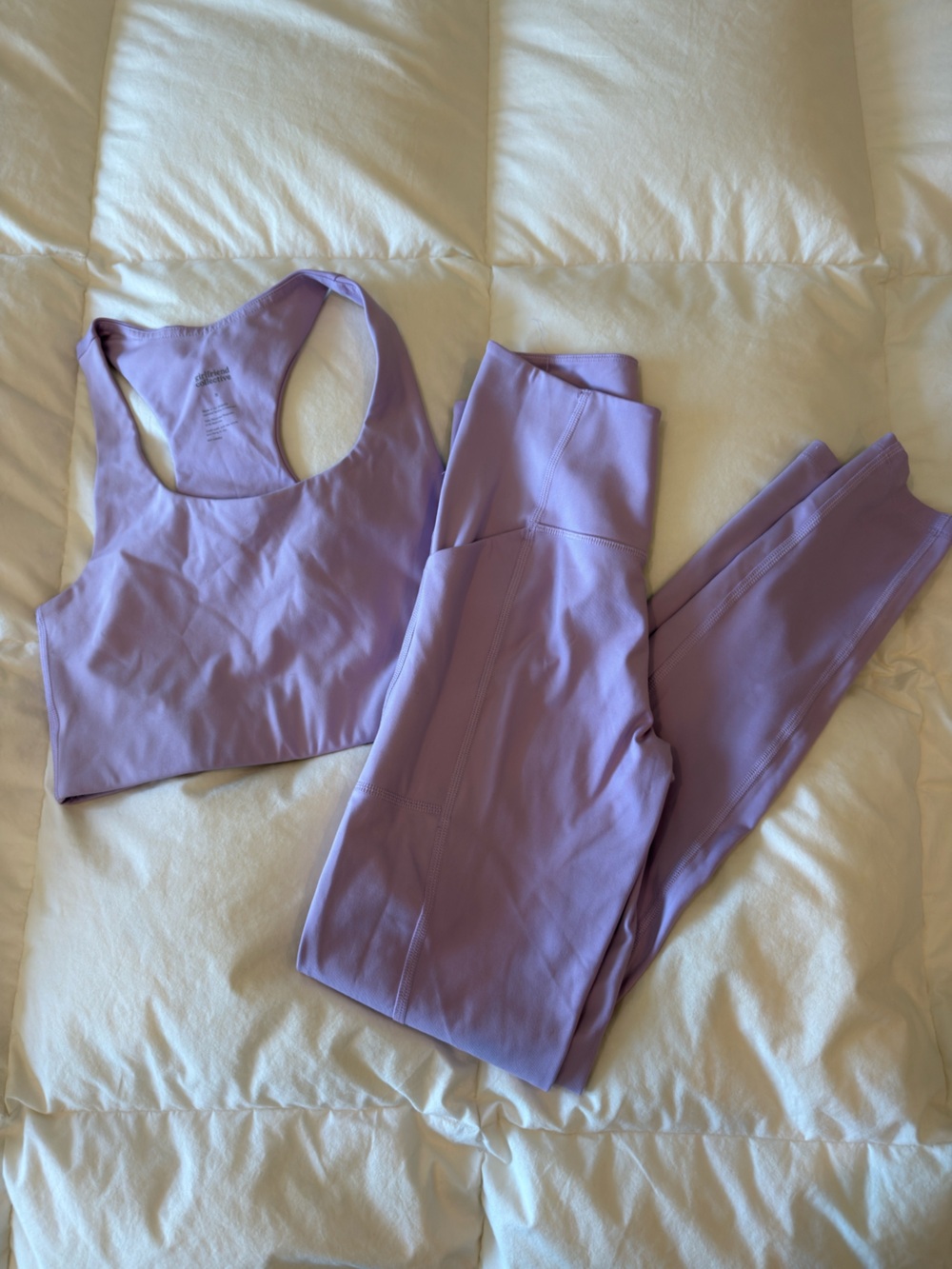 Girlfriend Lilac Activewear Set - Sports Bra and Leggings